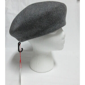 Uniqlo INES DE LA FRESSANGE Gray Beret Tam 100% Wool Hat New